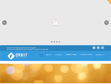 Tablet Screenshot of orbitartsacademy.com